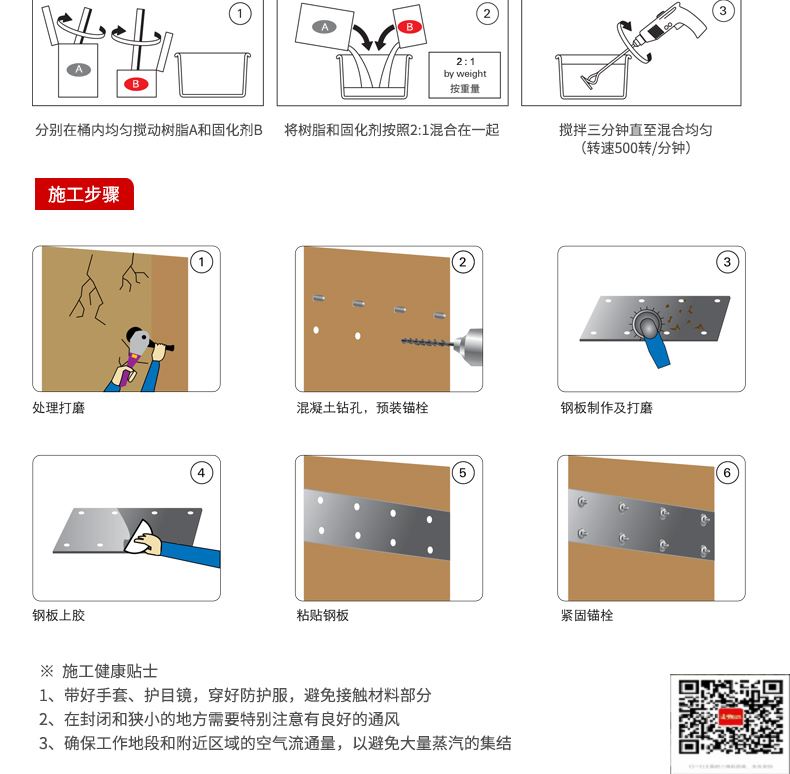 包钢高阳粘钢加固施工过程